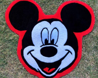 Mickeymouse Tufting Rug | Handmade | Custom Rug | Very Softy and