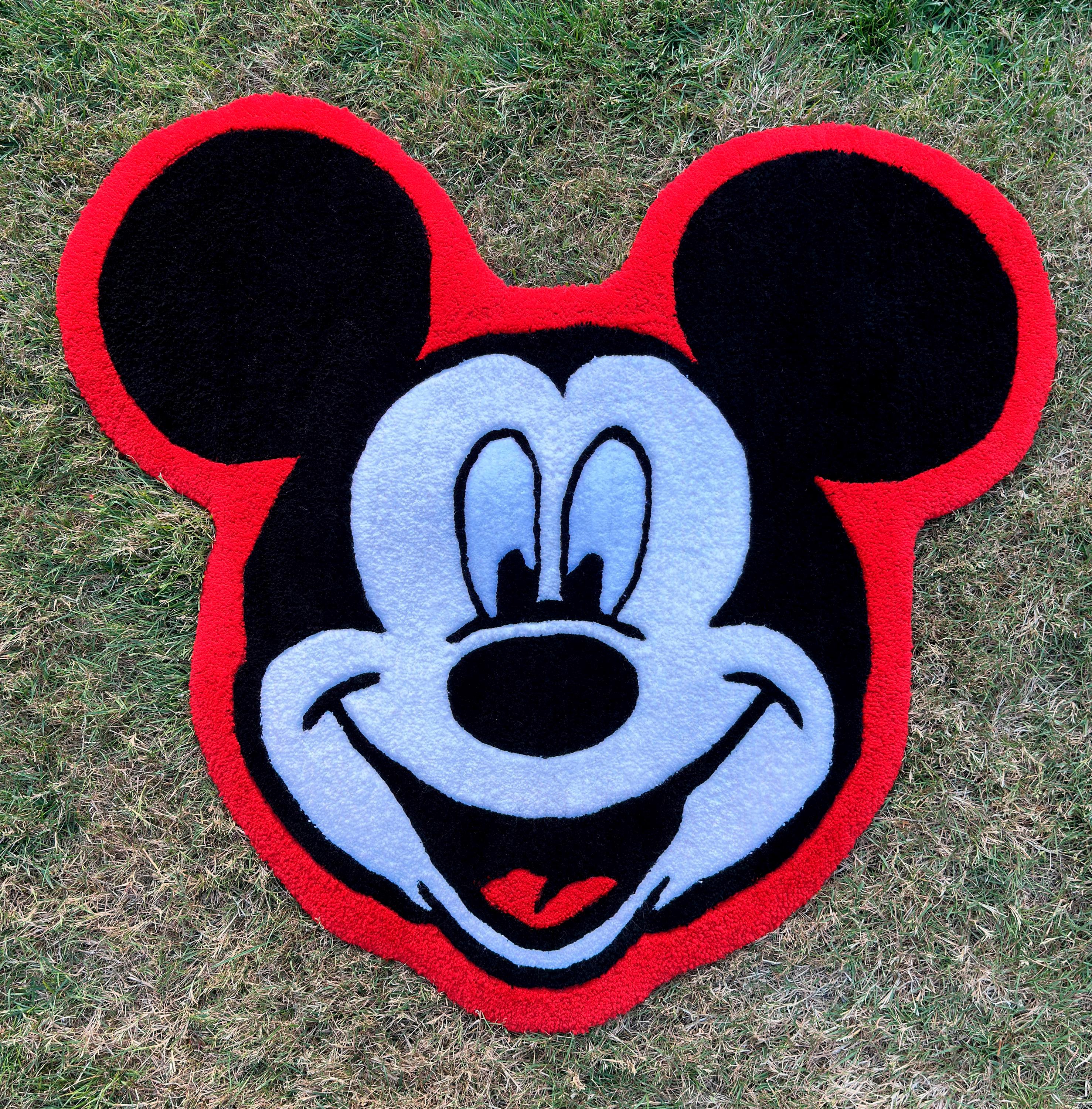 Mickeymouse Tufting Rug | Handmade | Custom Rug | Very Softy