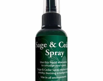 Spray de salvia y cedro