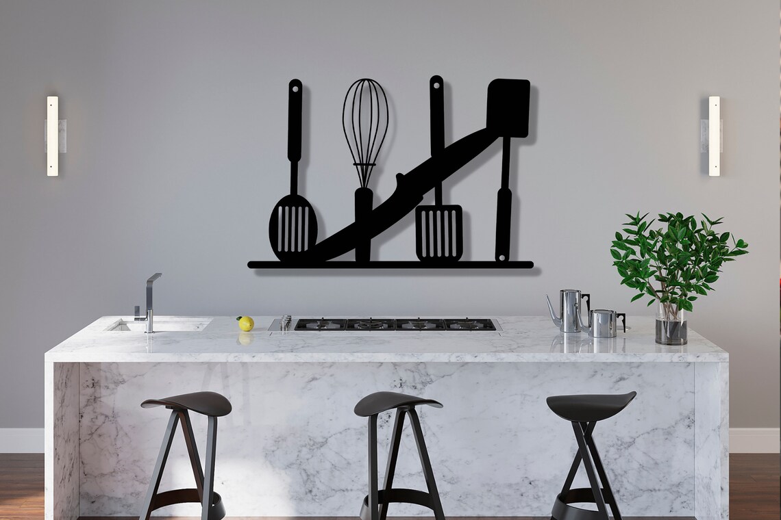 Metal Kitchen Sign Decor, Kitchen Wall Decor, Kitchen Wall Art, Kitchen ...