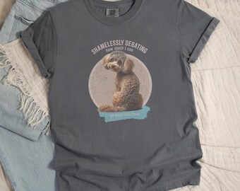 Original Poodle Design T-shirt | Cute, Funny Hand-drawn Art Graphic Tee | Gifts for Pet Lovers, Dog Owners | T-shirt humor