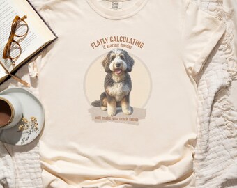 Original Bernedoodle Design T-shirt | Cute, Funny Hand-drawn Art Graphic Tee | Gifts for Pet Lovers, Dog Owners | T-shirt humor