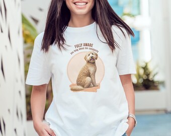 Funny Goldendoodle Shirt with original Hand-Drawn Art. Gift for Dog Lovers, Pet Owners.