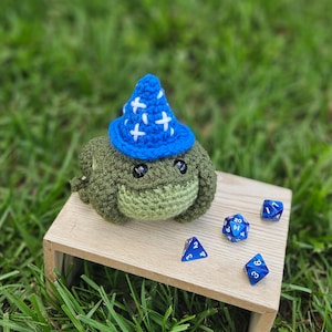 Wizard Frog Companion Crochet Plush