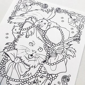 Coloring Page Coloring book Cat in a Hat Download Coloring Page Pocket Full of Posiez