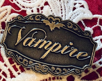 Vampire Enamel Pin