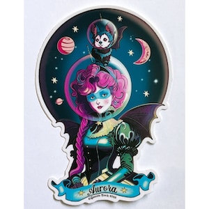Art Aurora Waterproof High Quality Vinyl Sticker Drawing Illustration Painting