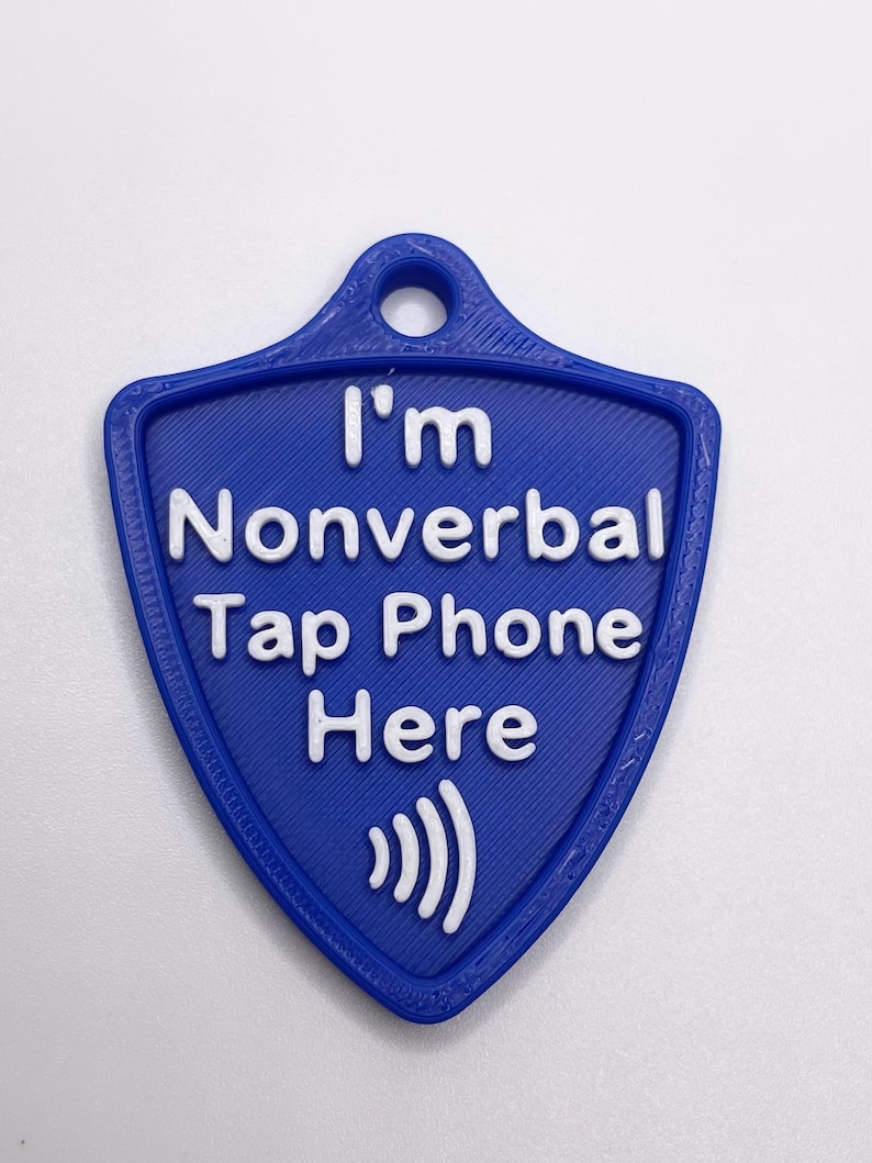 NFC Medical Alert Keychain – Nonverbal Autism Safety Tag, Emergency Contact Info, Backpack ID for Kids, Adults, Special Needs, AAC Device image 10