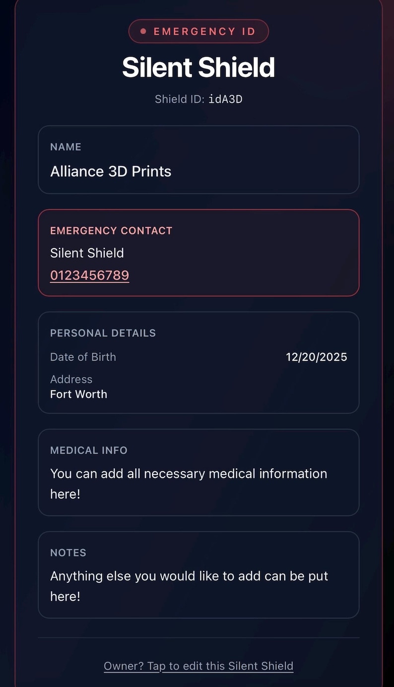 NFC Medical Alert Keychain – Nonverbal Autism Safety Tag, Emergency Contact Info, Backpack ID for Kids, Adults, Special Needs, AAC Device image 14