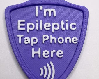 NFC Medical Alert Keychain – Nonverbal Autism Safety Tag