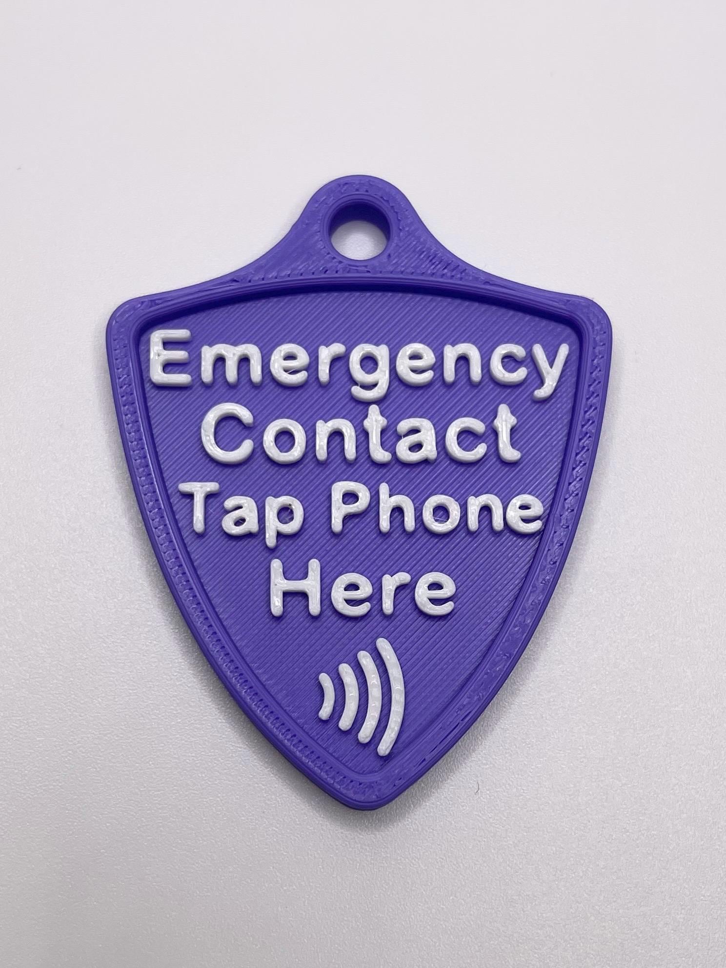 NFC Medical Alert Keychain – Nonverbal Autism Safety Tag