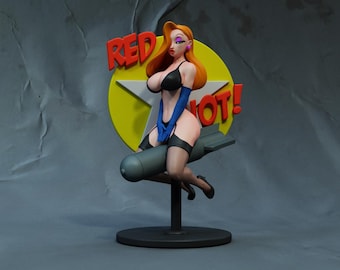 Jessica Rabbit mit der Bombe (+18) 3D Druckdatei .STL