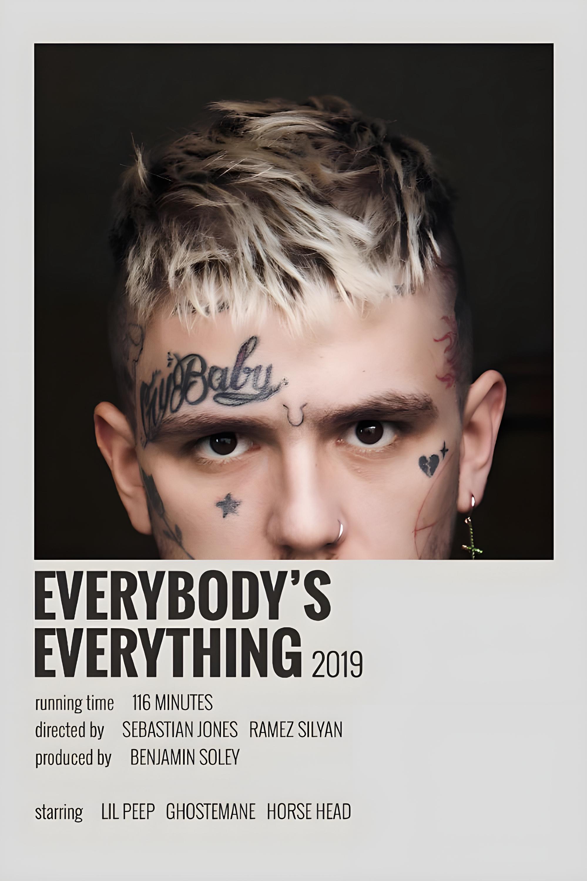 Lil Peep Everybody’s Everything Poster - Digital Download, Rap ...
