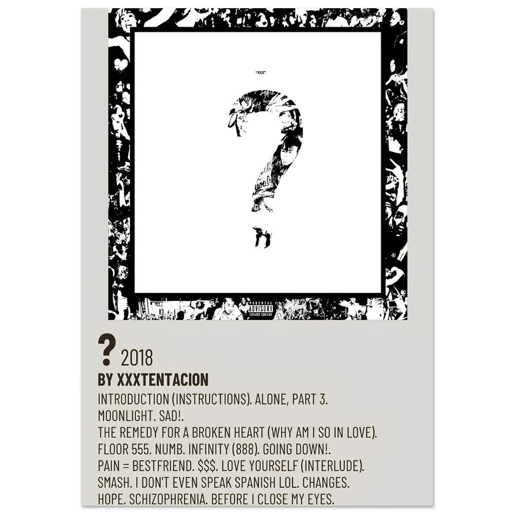 XXXtentacion Poster 11 x 17 inches Wolf Promo W – ConcertPoster.Org
