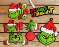Grinch Face Ornament  Laser Cut, Wood Christmas, Holiday Grinch Ornament Intricate Laser Cut Design SVG, Digital Downloads, Laser Cut Files.