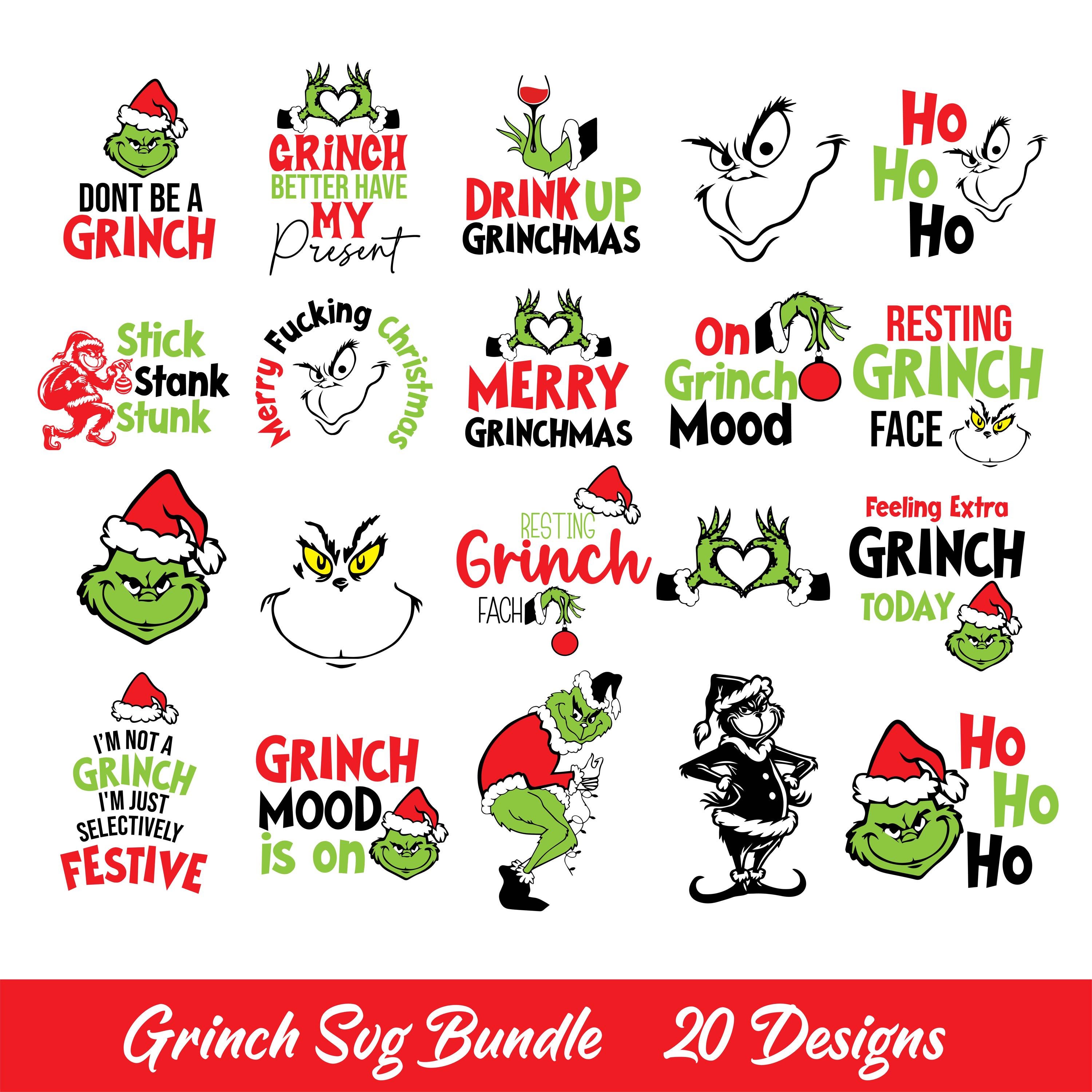 Christmas Grinch Bundle SVG, Merry Grinchmas SVG, Grinch Svg, Drink Up Grinches, Grinchmas Svg Files, Cute Christmas Svg, Grinch SVG Bundle.