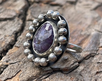 Calming Fidget Gemstone Ring