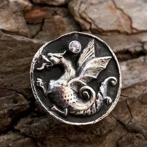 Fine Silver - Mother of a Dragon Ring