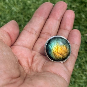 Northern Lights Labradorite Ring