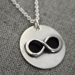 Sterling Silver Infinity Necklace