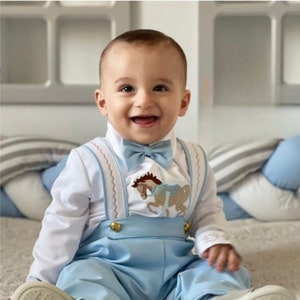 Boys 1st Birthday Outfits Brother Sister Sibling Birthday Matching Outfits Carousel Birthday Suit Boys First Birthday Outfit Carousel Outfit
