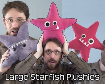 Large Starfish Fleece Plush - Many Colors