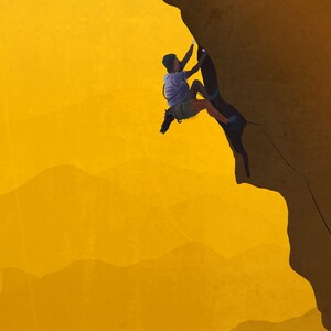 Fine Art Print - &quot;Lead Climb&quot; - 8x10