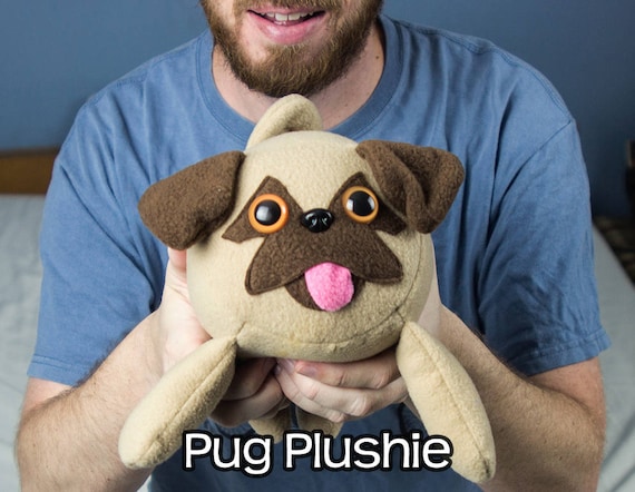 chubby dog stuffed animal
