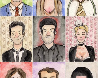 Clue Movie ACEO Prints Fan Art