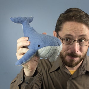 Medium Handmade Whale Plushie