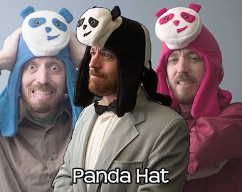 Fleece Giant Panda Hat