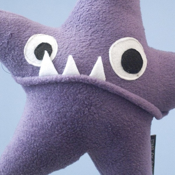 Small Starfish Fleece Plush - Purple