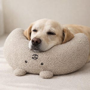 Dog Neck Pillow, Head Support Pillow for Dogs, Dog Bed Pillow, Pet Chin Rest, Cozy Nap Support, New Puppy Gift