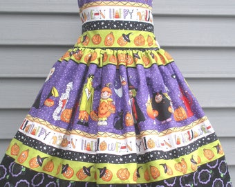 Shop Closing Ready to Ship Custom Boutique Halloween Girl Jumper Dress will fit Size  5 or 6
