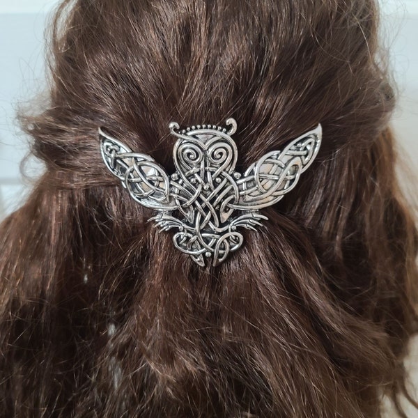 Celtic Owl Hair Clip Hair Barrette Hair Accessories.