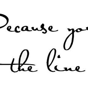 Because you&#39;re mine, I walk the Line vinyl wall lettering sticker words