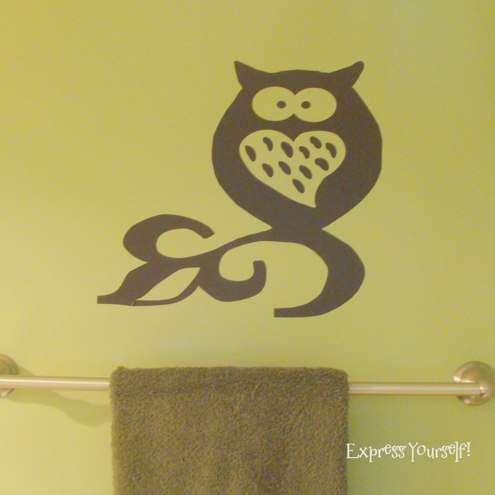 Owl Decal Sticker for Your Wall Etsy