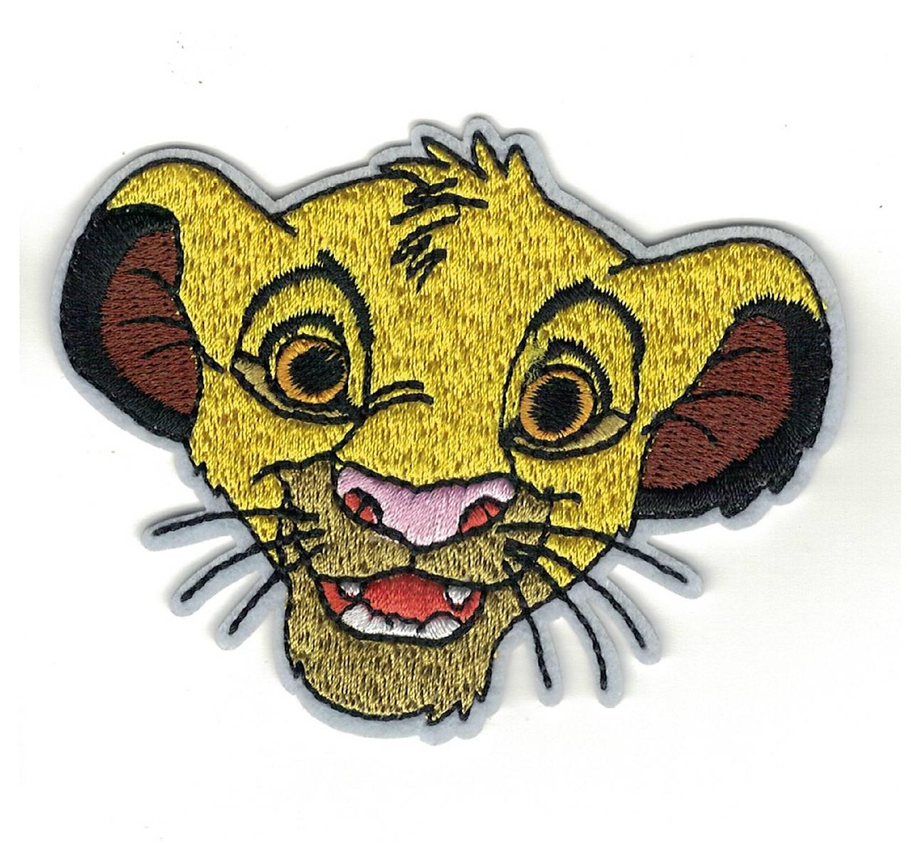 Simba Iron on Applique, the Lion King Iron on Patch, Children's Iron-on ...