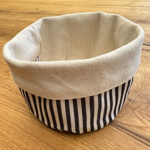 Reversible basket made of fabric, fabric basket, storage, utensil, reversible basket, organizer, gift item, souvenir