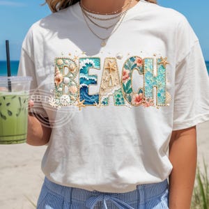 Beach PNG Design, Coastal Sublimation Graphic, Summer Ocean Word ArtVacation PNG,  Beach Life PNG (Digital Download)