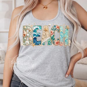 Beach PNG Design, Coastal Sublimation Graphic, Summer Ocean Word ArtVacation PNG,  Beach Life PNG (Digital Download)