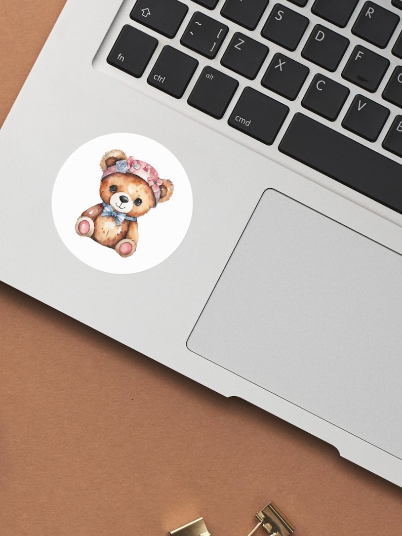 Süße Teddybär Sticker Set Aus 10 Png-dateien Für Diy-spaß Tier Sticker ...