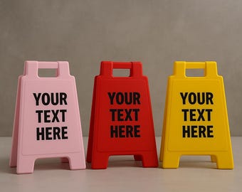 Custom Floor Sign (Multiple Colors)
