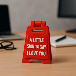 Un piccolo cartello per dire ti amo (regalo per San Valentino o per qualsiasi altro giorno)