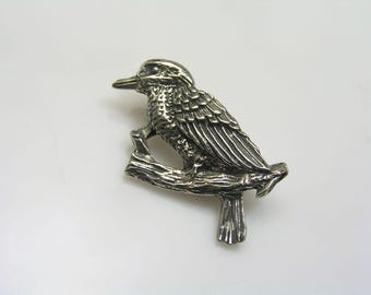 Kookaburra Brooch, Australian Bird Pin, P287