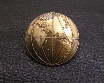 Globe Pin Brooch, P347
