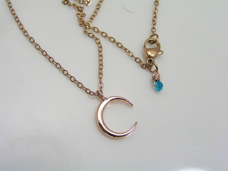 Rose Gold Earrings with Moonstones, Rainbow Moonstone Jewelry, E2458 image 8