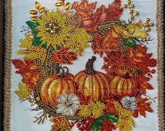 Autumn Wreath, pumpkin wreath, fall decor, sunflower wreath, fall, autumn