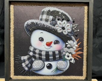 Bonhomme de neige à carreaux Buffalo
