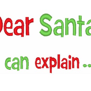Lieber Santa, Design 005 kann ich erklären
